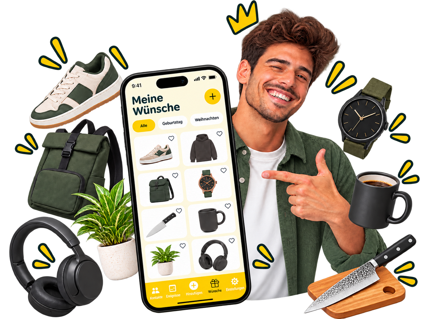 Present Perfect Wunschliste mit Geschenkideen